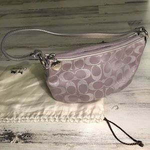 Coach Silver handbag